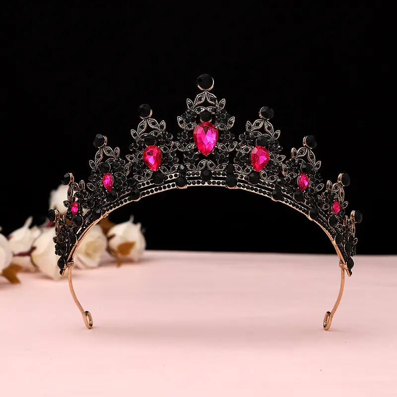 Purple Crystal Bridal Crown for Girls 18+ - Image 30
