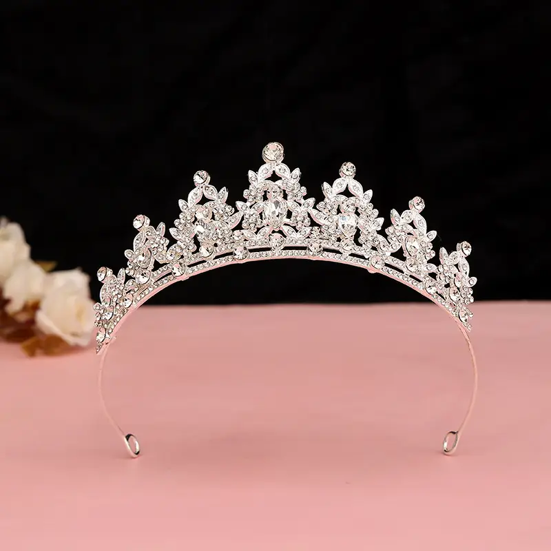 Purple Crystal Bridal Crown for Girls 18+ — feature 39