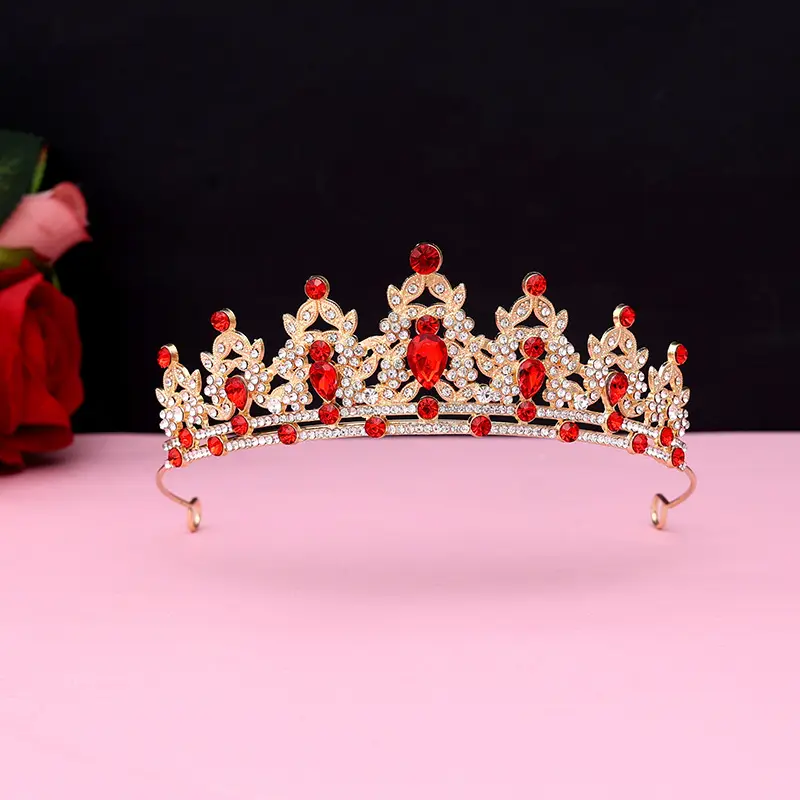 Purple Crystal Bridal Crown for Girls 18+ - Image 35