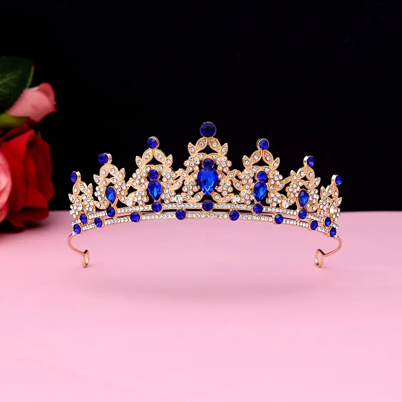 Purple Crystal Bridal Crown for Girls 18+ - Image 38