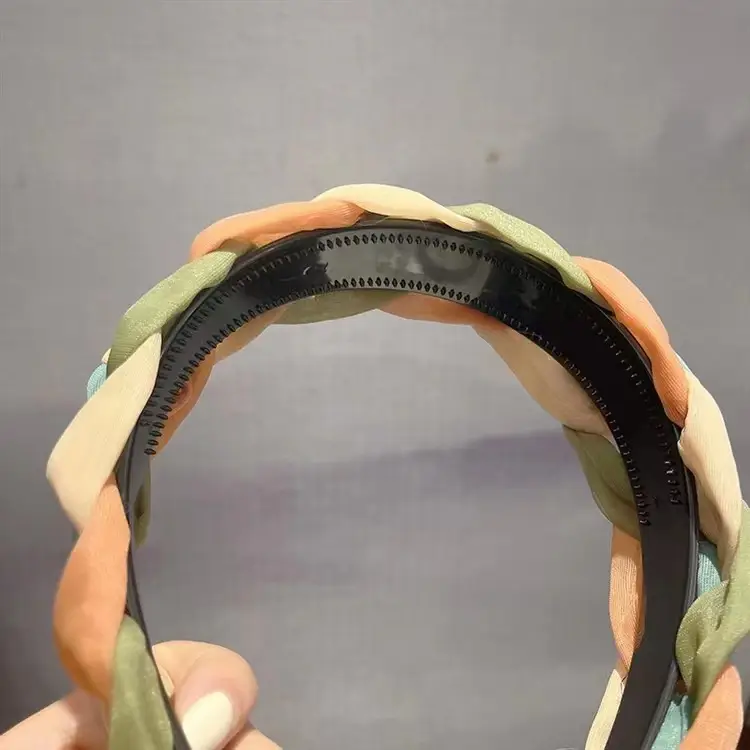 Woven Colorful Hairband for Girls High End Non Slip