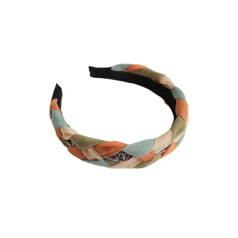 Woven Colorful Hairband for Girls High End Non Slip