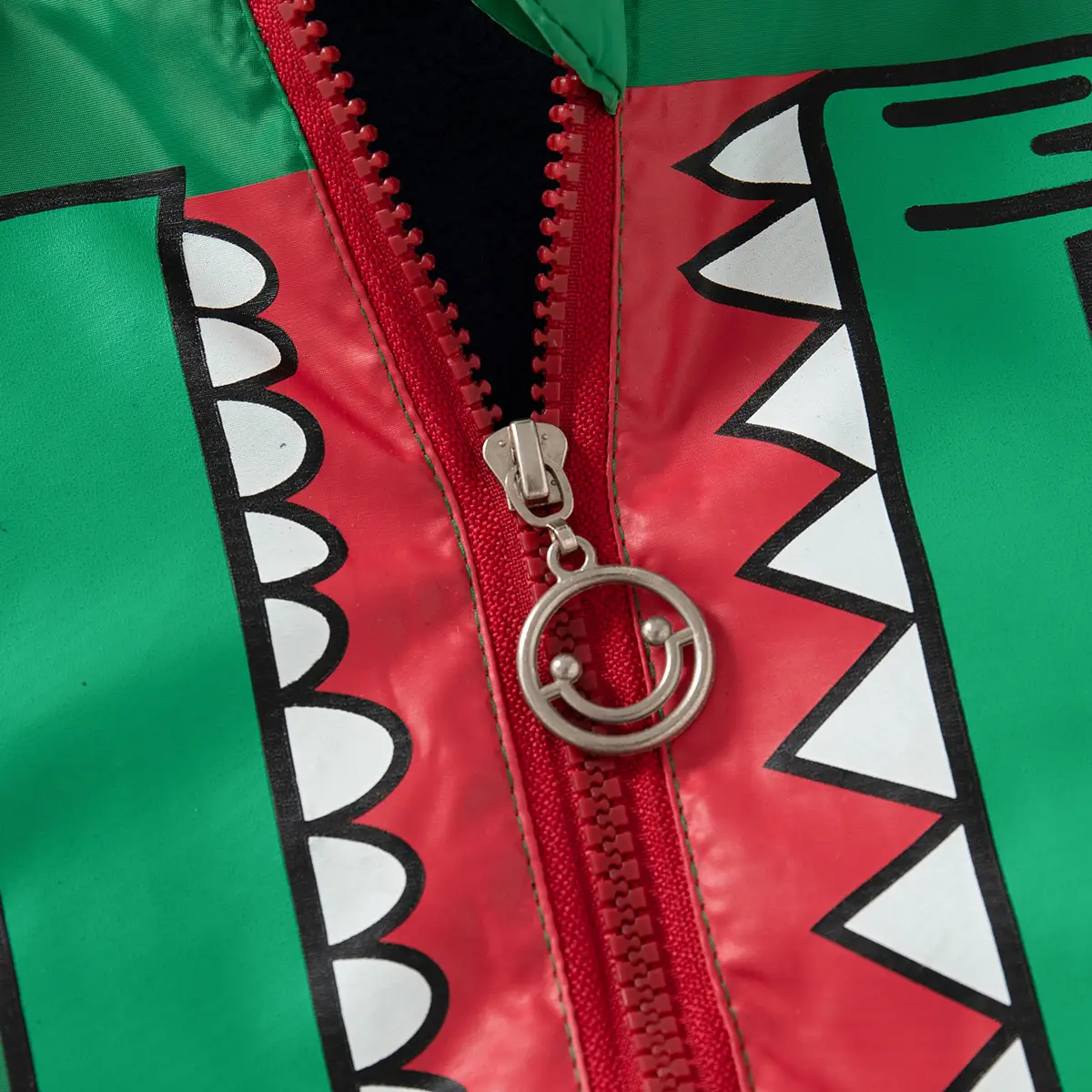Green Hooded Fleece Jacket for Boys Korean Style Casual Wear