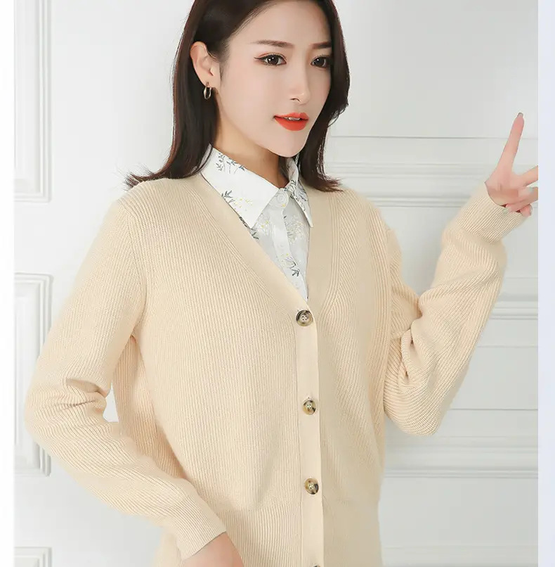 New Autumn Cotton Fake Collar White Shirt — feature 4