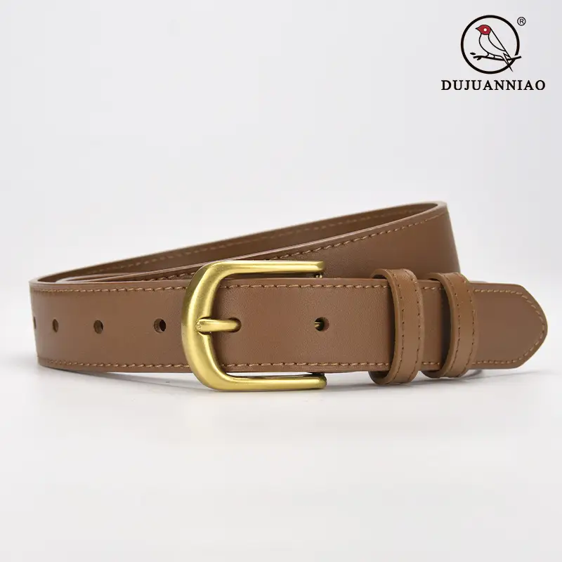 Women's Black Belt with Gold Buckle - Image 6
