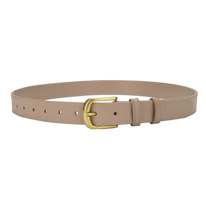 Women's Black Belt with Gold Buckle - Image 9