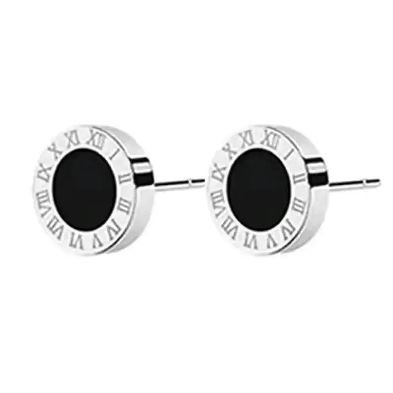 Men's Black Hip-Hop Earrings Single Duffian Style - Image 3