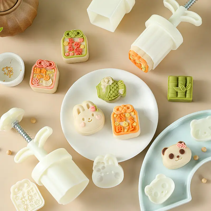 Wholesale Baked Mooncake Molds 30g Hand-Pressed Ice Skin Mung Bean Cake - Image 36