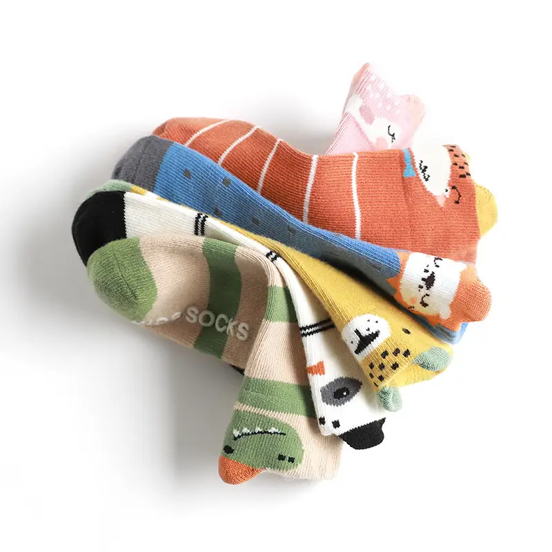 2022 Cartoon Baby Socks Yellow Green Non-Slip - Image 9