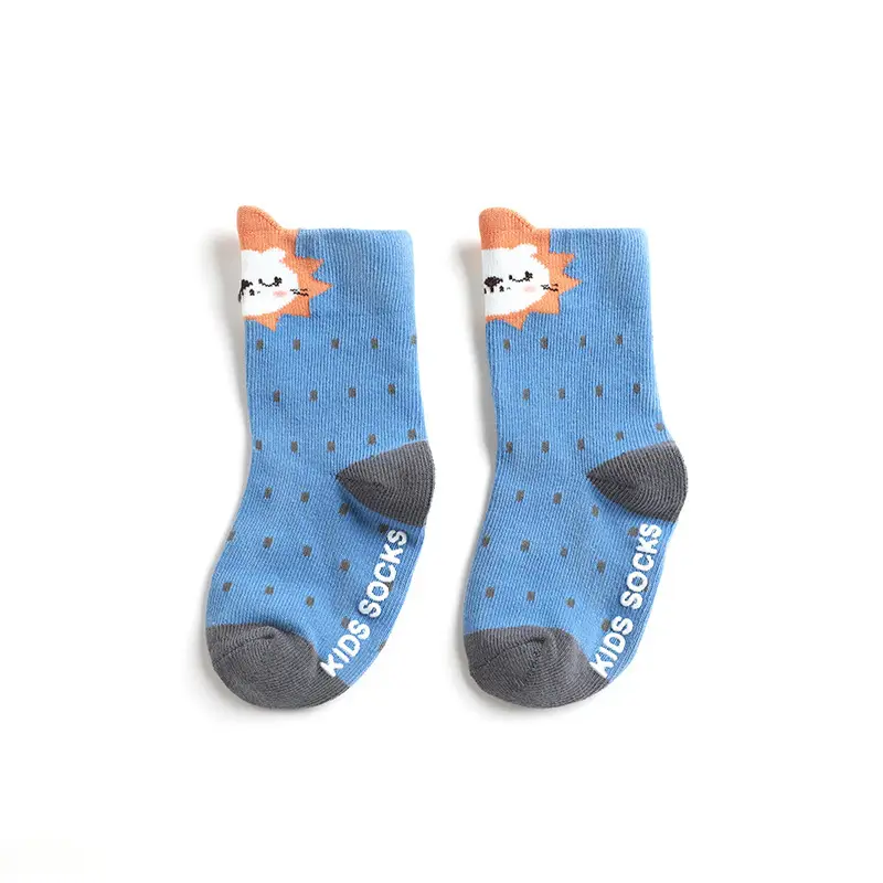 2022 Cartoon Baby Socks Yellow Green Non-Slip - Image 2