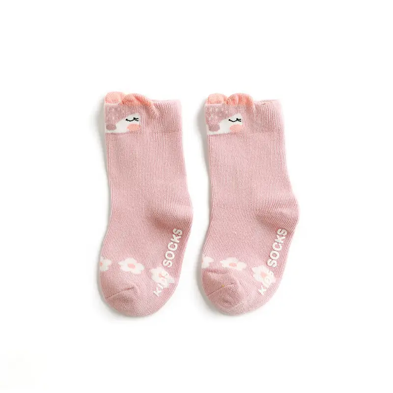 2022 Cartoon Baby Socks Yellow Green Non-Slip - Image 3