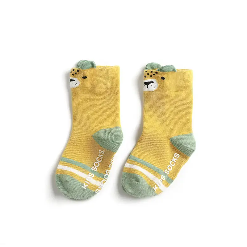 2022 Cartoon Baby Socks Yellow Green Non-Slip - Image 6