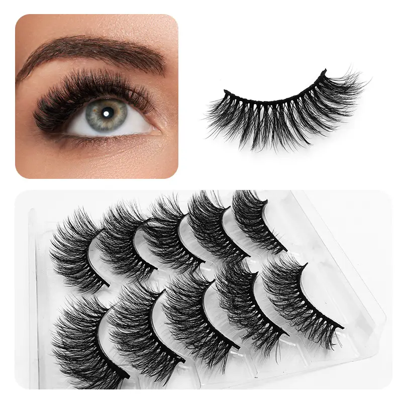 Cross-Border Russian False Eyelashes 5 Pairs - Image 12