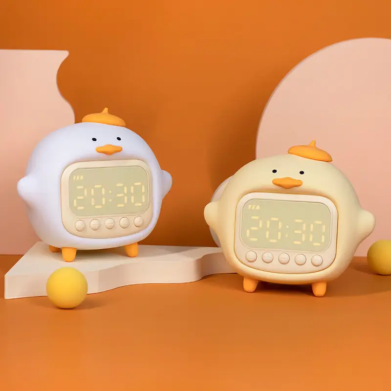 Hug Duck Alarm Clock with Night Light & Mobile Scan - Image 4