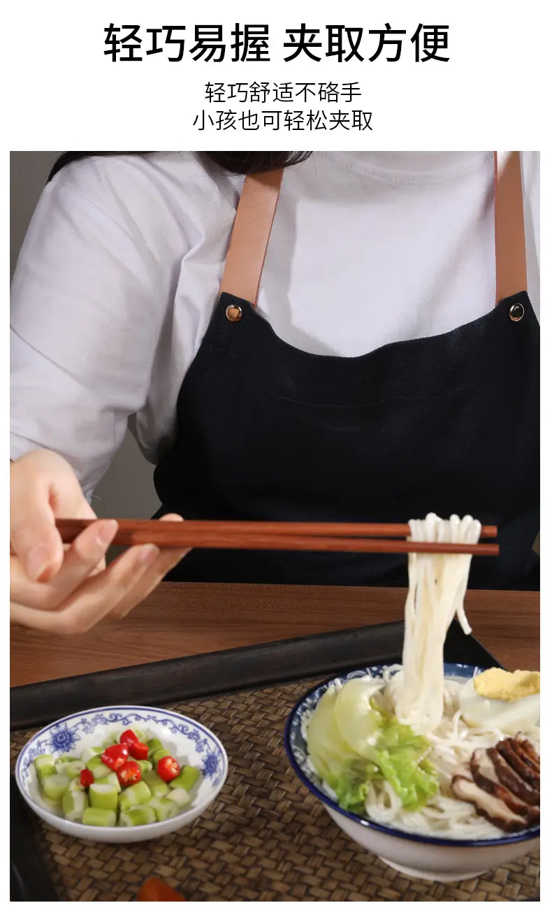 Meiliya Wax-Free Iron Chopsticks 10 Pairs — feature 8