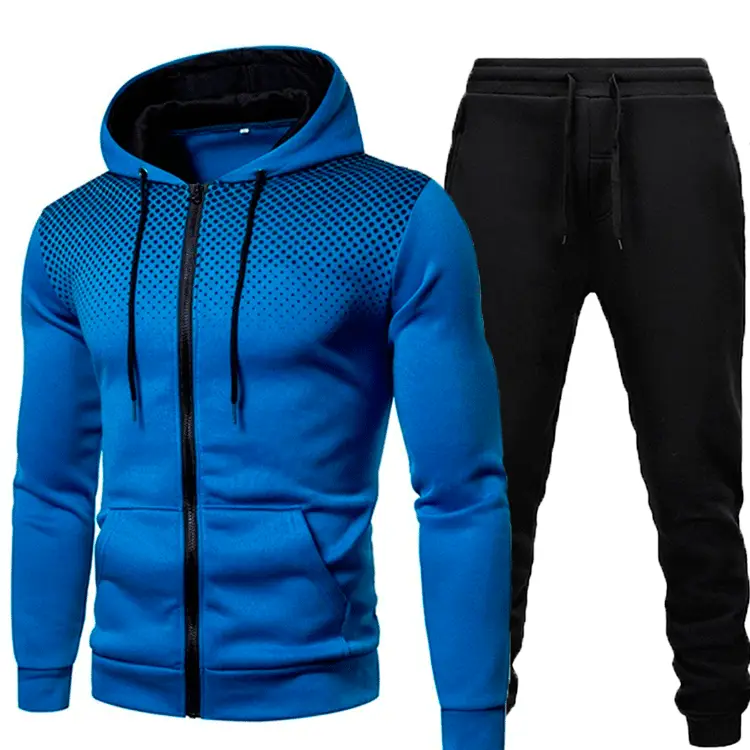 Men 3D Printed Hoodie & Grey Pants Set Winter Hooded Sweatshirt - Image 18