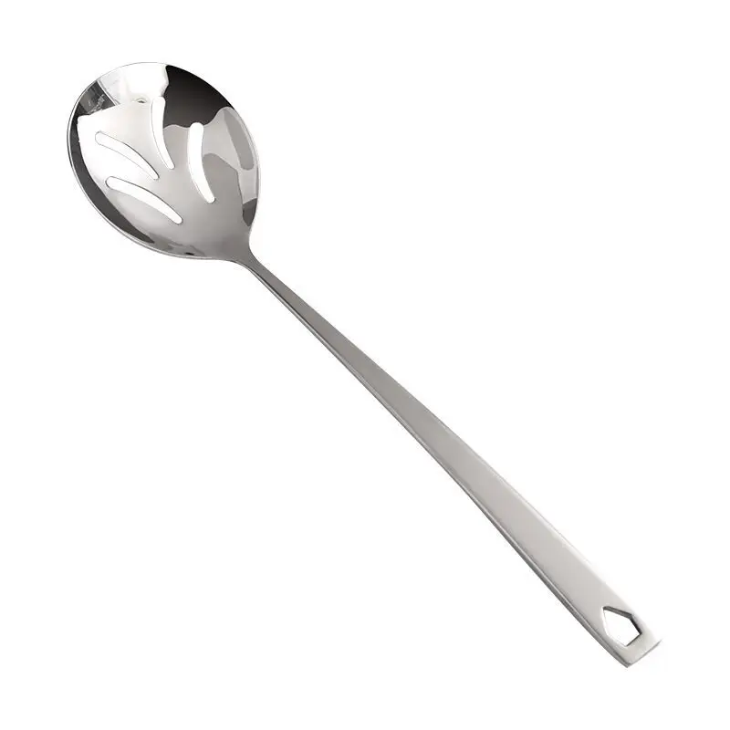 304 Stainless Steel Mirror Polished Serving Spoon Set - Image 5