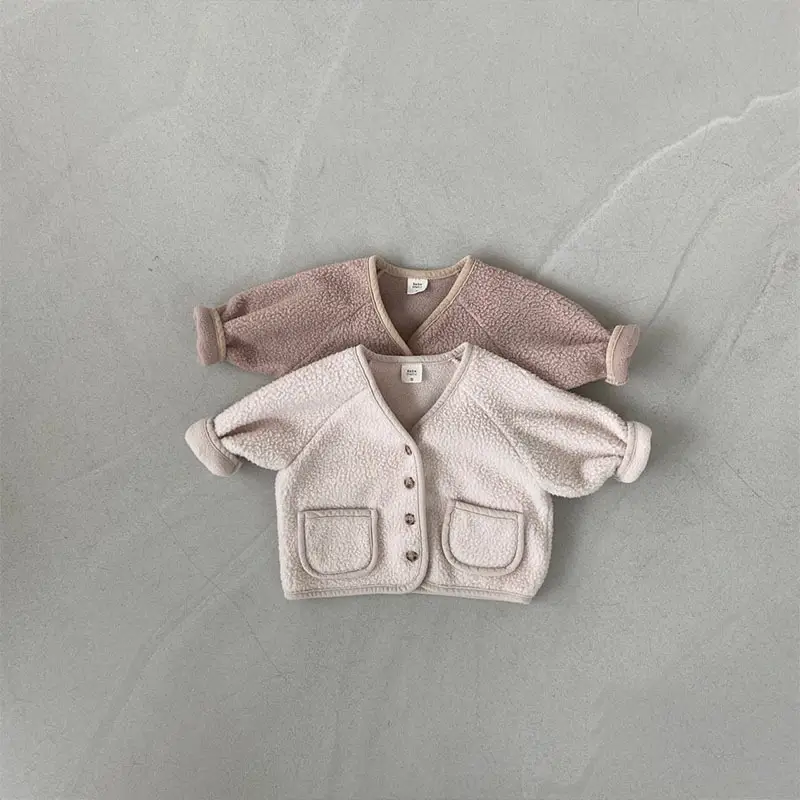 Soft Warm Korean Style Cardigan Jacket for Boys Girls - Image 4