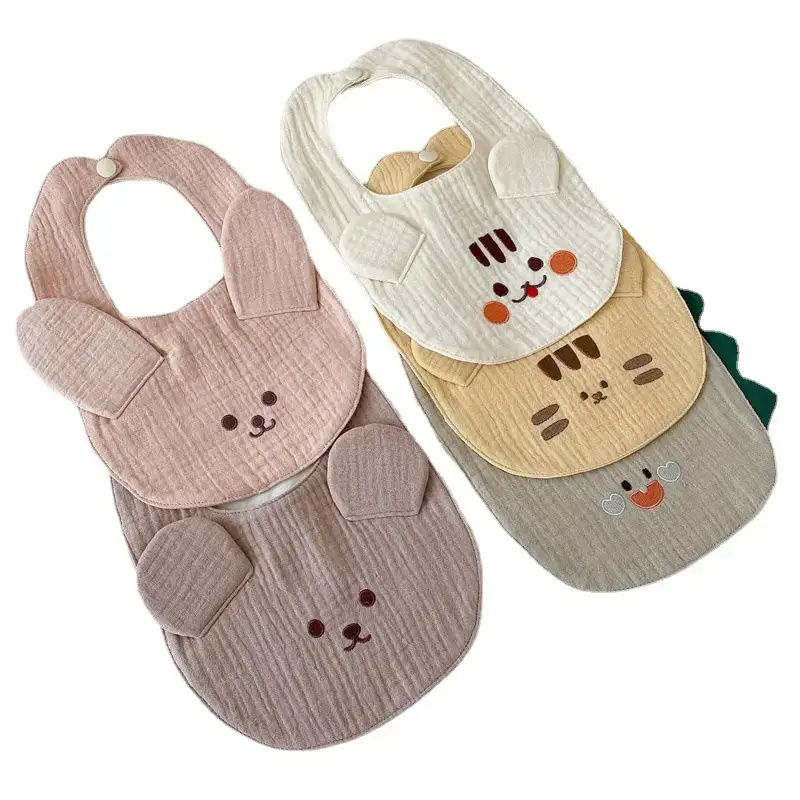 Baby Cotton Anti-Spitting Bib Towel Newborn - Image 13