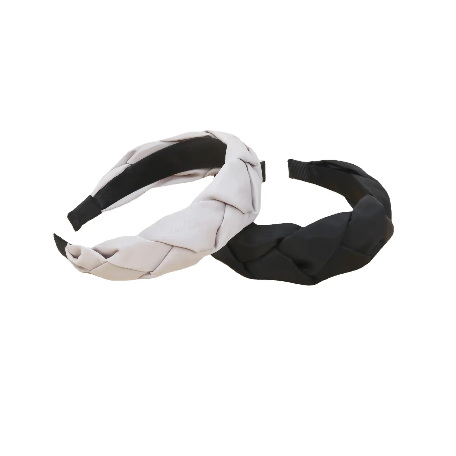French Style High Cranial Hair Band White Black 2024 - Image 8