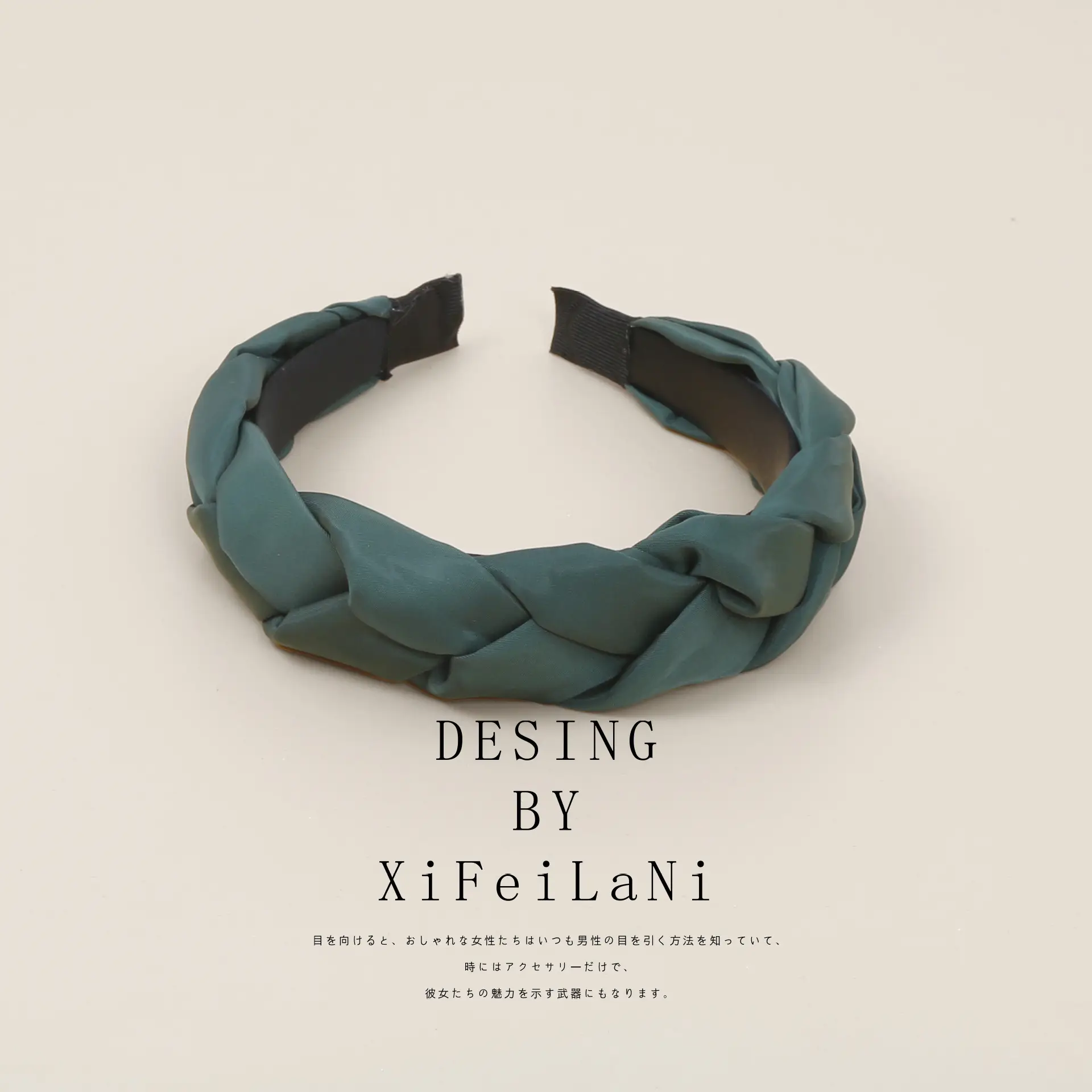 French Style High Cranial Hair Band White Black 2024 - Image 3
