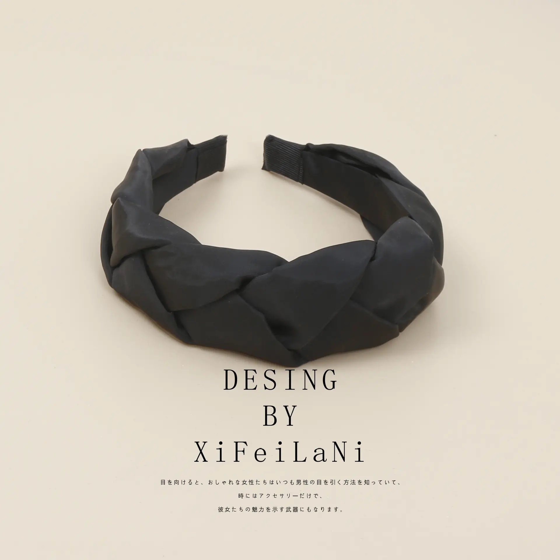 French Style High Cranial Hair Band White Black 2024 - Image 4