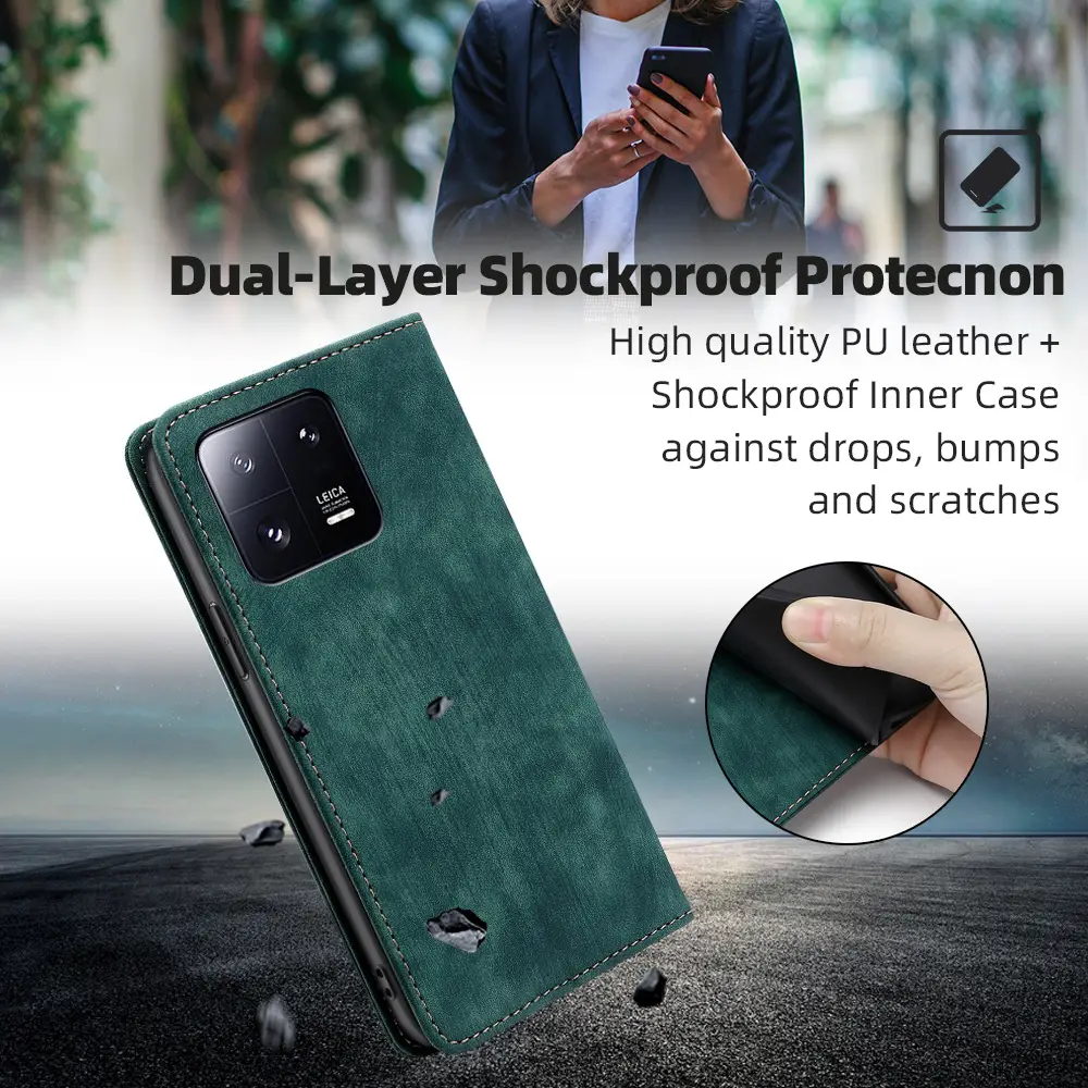 Xiaomi 15 Pro Leather Flip Case 4G Protective Shell - Image 9