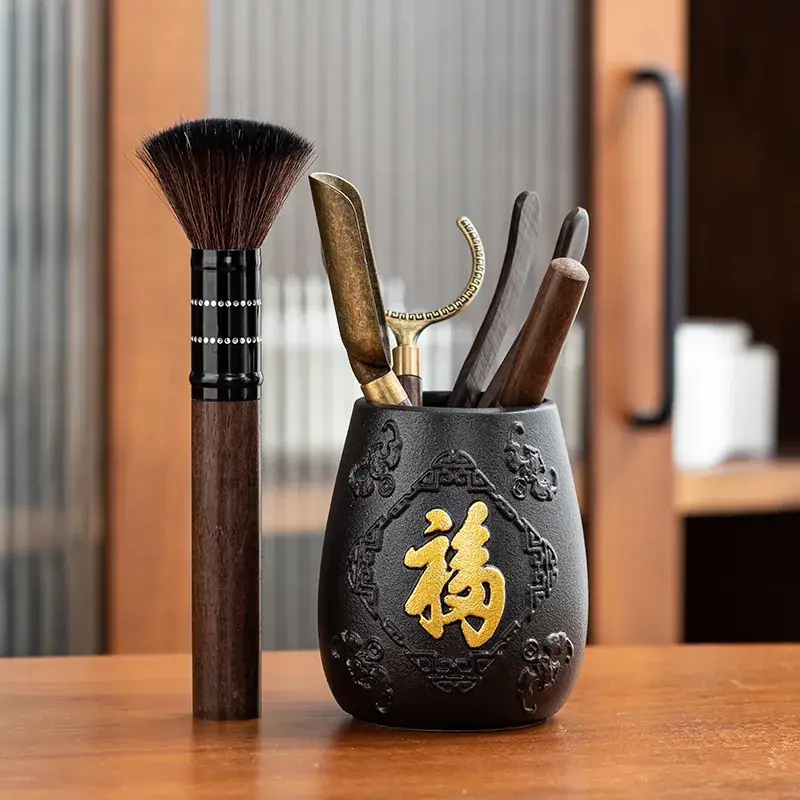 Tea Ceremony 6-Piece Set with Tea Needle & Spoon - Image 16