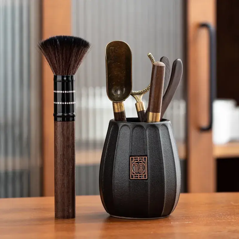 Tea Ceremony 6-Piece Set with Tea Needle & Spoon - Image 5