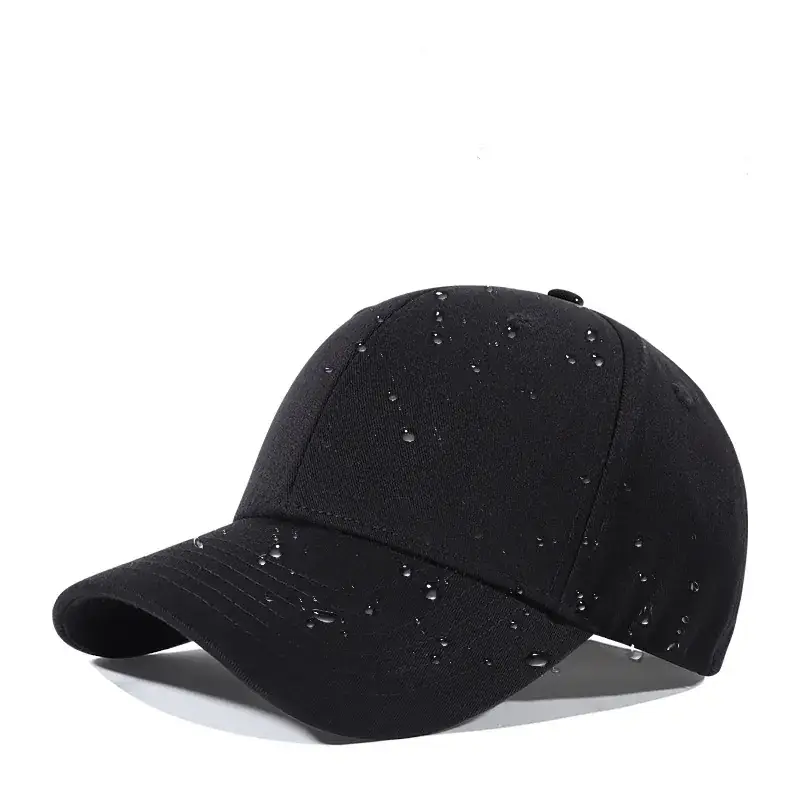 2025 K-Style Duck Cap Black Waterproof Outdoor Sunshade