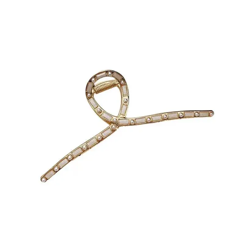 Extra Large Pearl Grasp Hair Clip for Women - Image 7