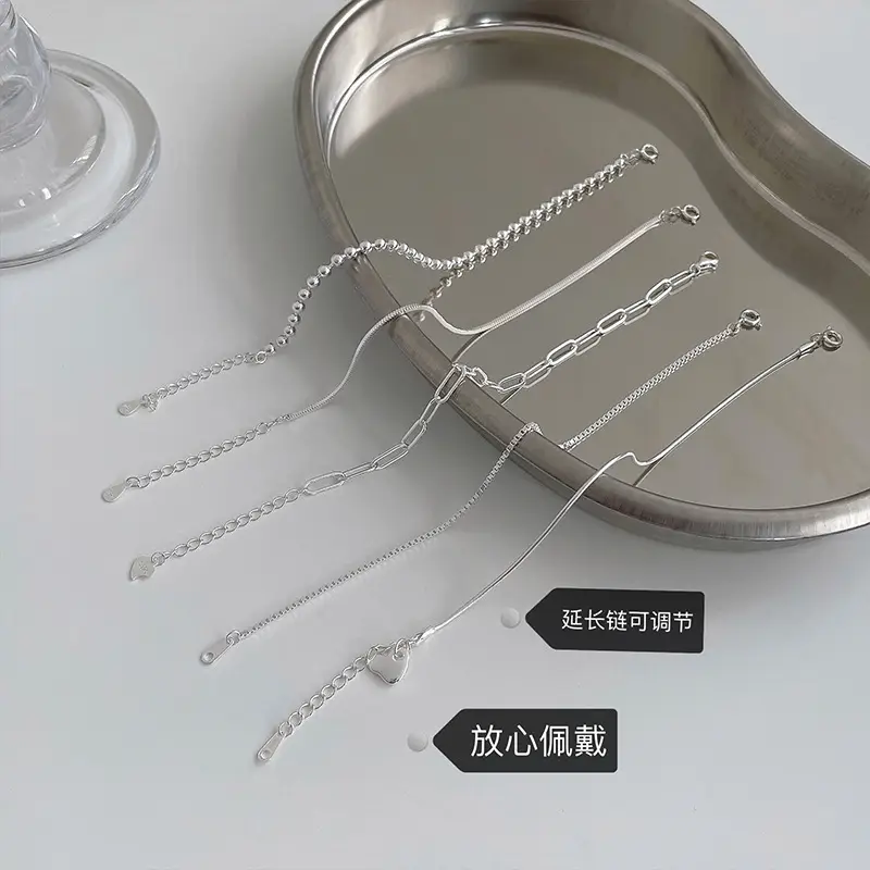 Japanese-style Silver Plated Light Luxury Bracelet for Women - Image 7