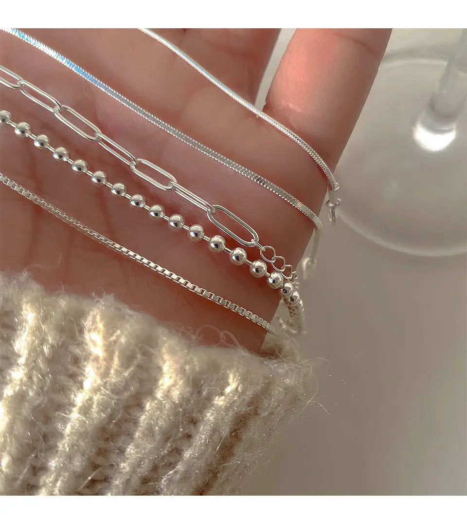 Japanese-style Silver Plated Light Luxury Bracelet for Women — feature 11
