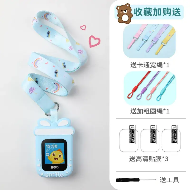 360 Kids Phone Watch with Bow Strap Set