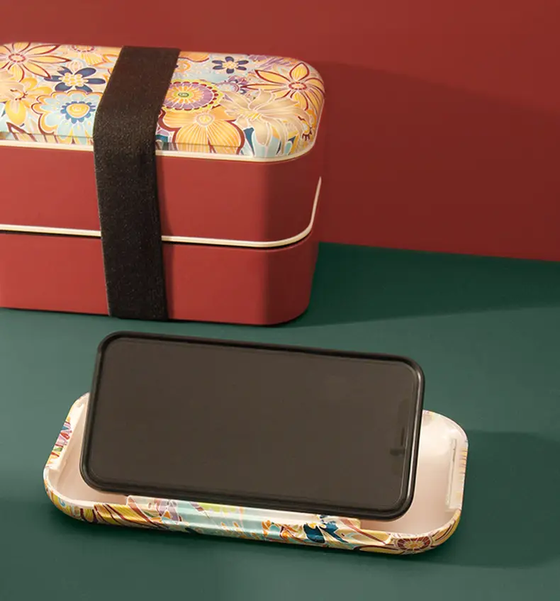 National Trend Plastic Lunch Box with Lid for Office Workers — feature 13