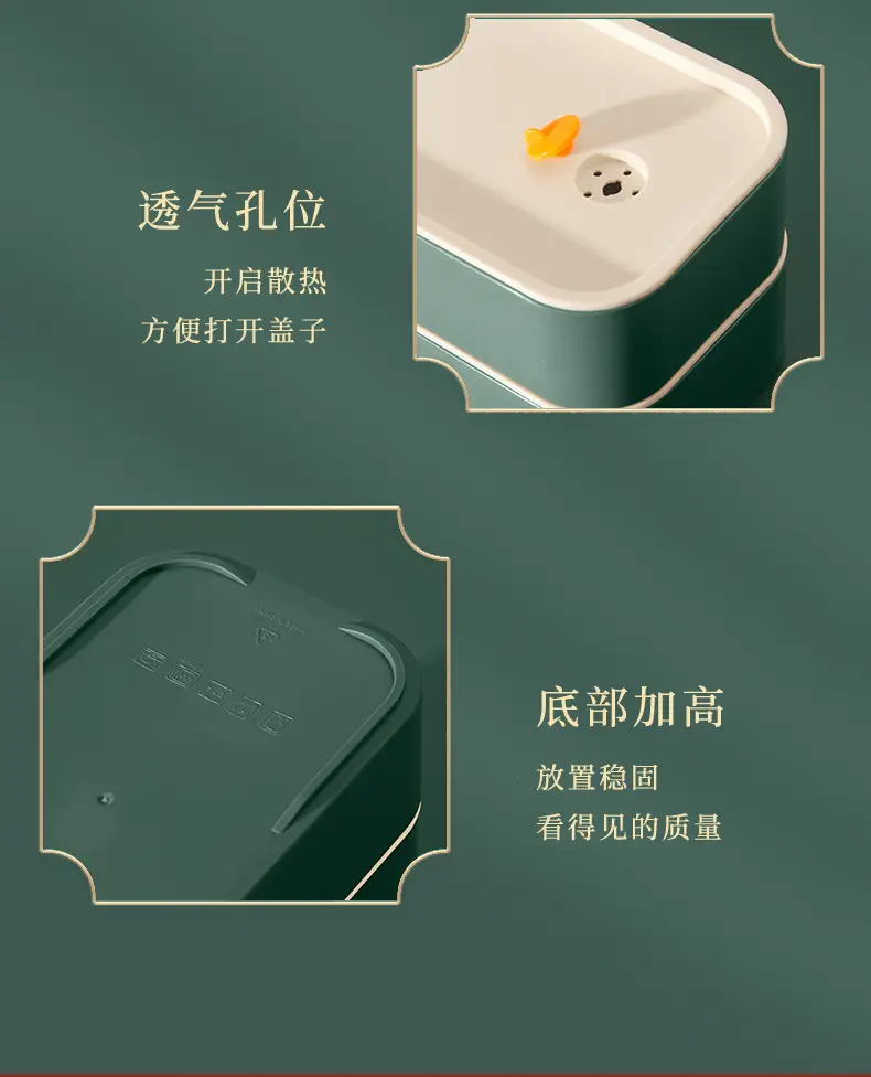 National Trend Plastic Lunch Box with Lid for Office Workers — feature 18
