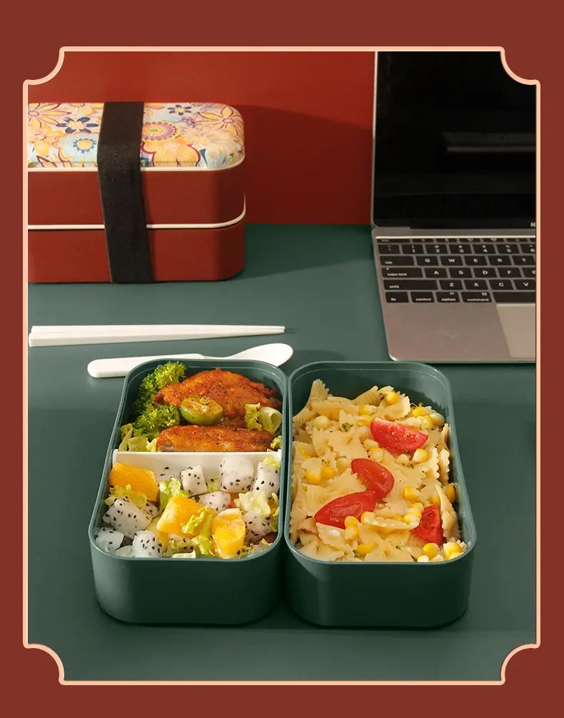 National Trend Plastic Lunch Box with Lid for Office Workers — feature 21