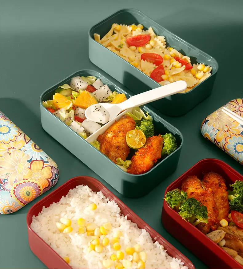 National Trend Plastic Lunch Box with Lid for Office Workers — feature 9