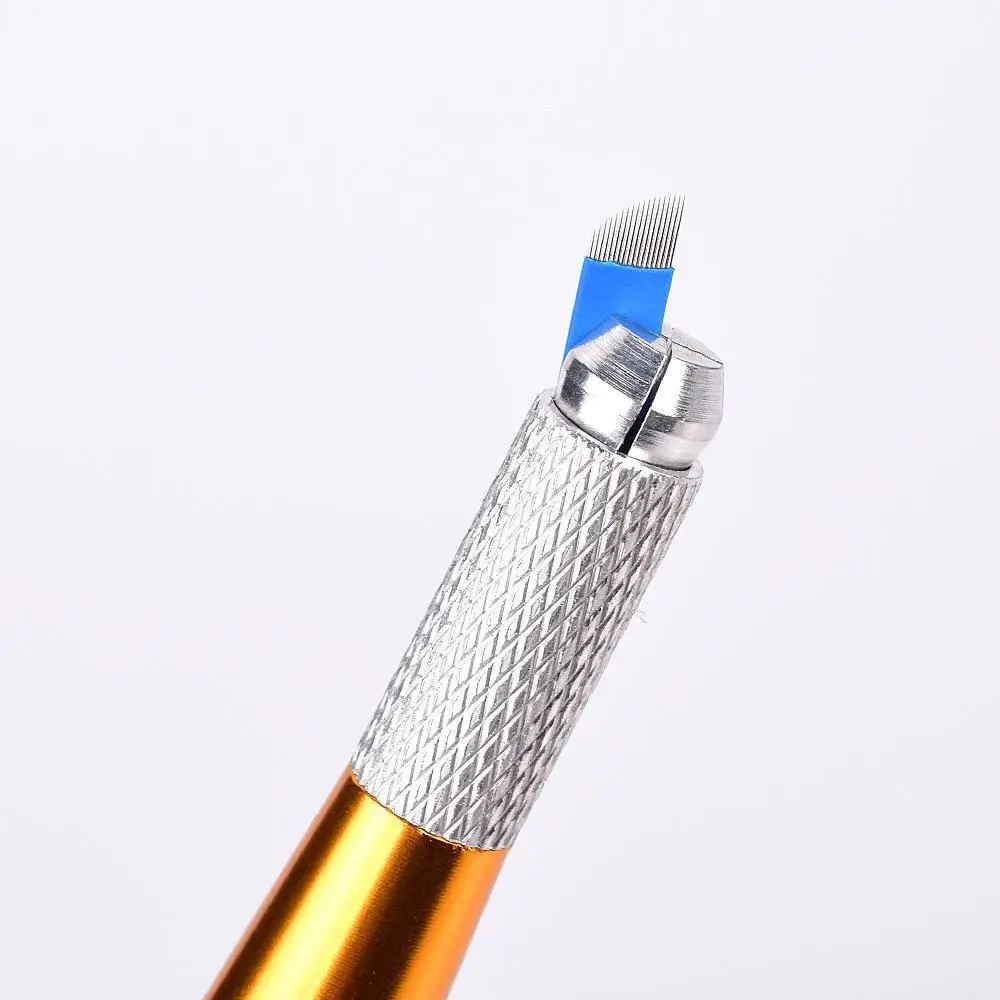 Chinese Blue Embroidery Eyebrow Blade Needle 18g