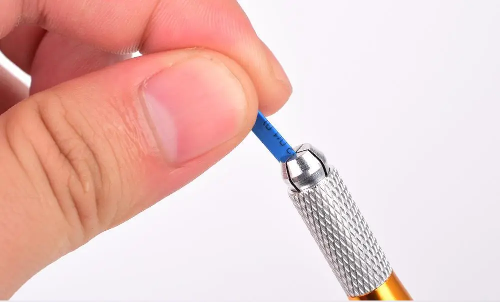 Chinese Blue Embroidery Eyebrow Blade Needle 18g — feature 19