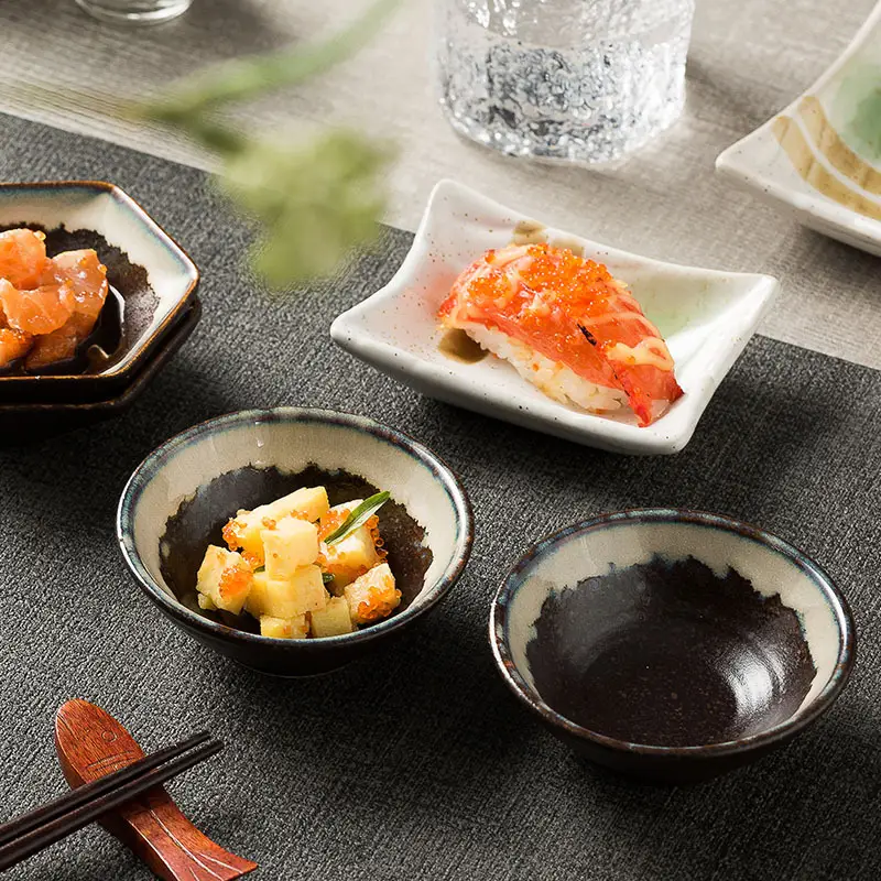 Japanese Ceramic Dip Bowl with Soy Sauce Vinegar - Image 8