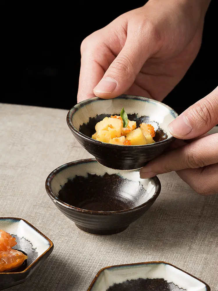 Japanese Ceramic Dip Bowl with Soy Sauce Vinegar — feature 10