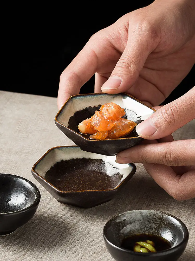 Japanese Ceramic Dip Bowl with Soy Sauce Vinegar — feature 6