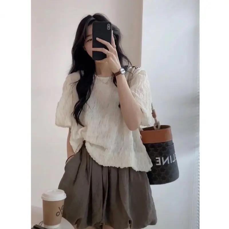 Women's Salt-Fat Retro Chic Top Shorts Set