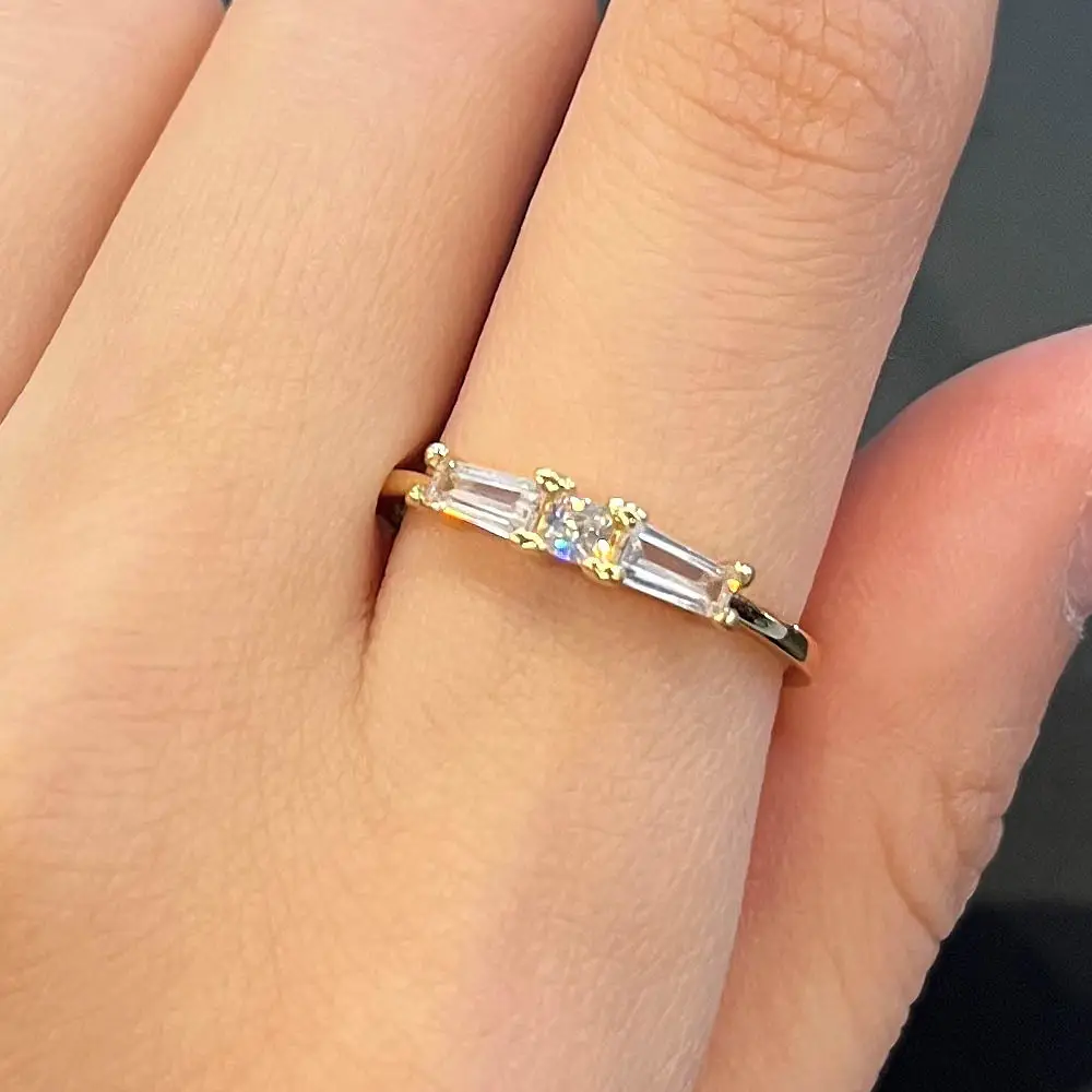 Cao Shi Zircon Finger Ring Light Luxury Stacked Design — feature 8