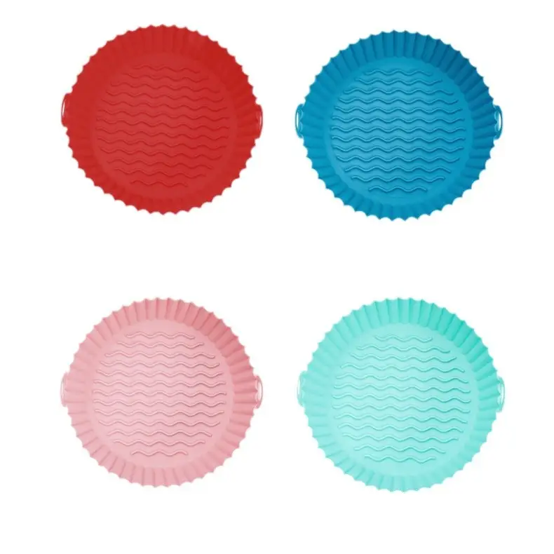Red Silicone Foldable Baking Mat Round Square - Image 11