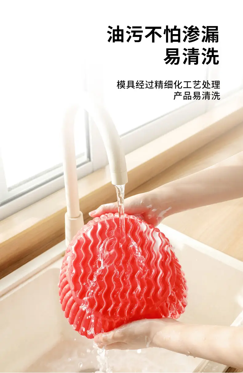 Red Silicone Foldable Baking Mat Round Square — feature 11