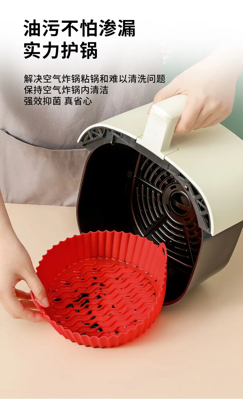 Red Silicone Foldable Baking Mat Round Square — feature 12