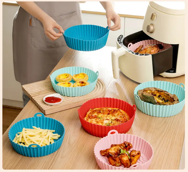 Red Silicone Foldable Baking Mat Round Square — feature 20