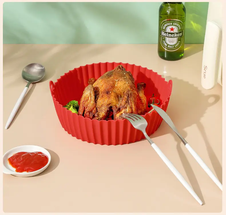 Red Silicone Foldable Baking Mat Round Square — feature 22